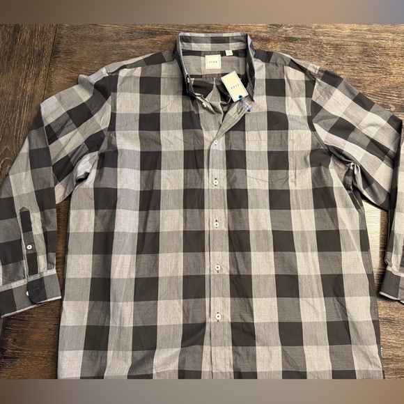 ROWM Other - ROWM Men's Black and Gray Checkered Shirt